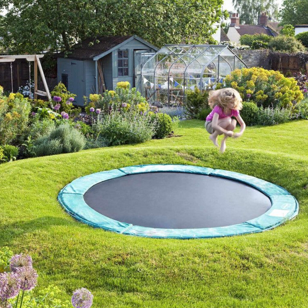 trampoline Back garden designs