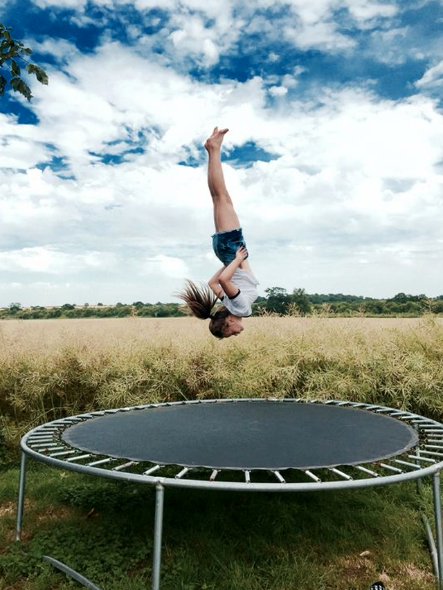 Why One Person at a Time on Trampoline