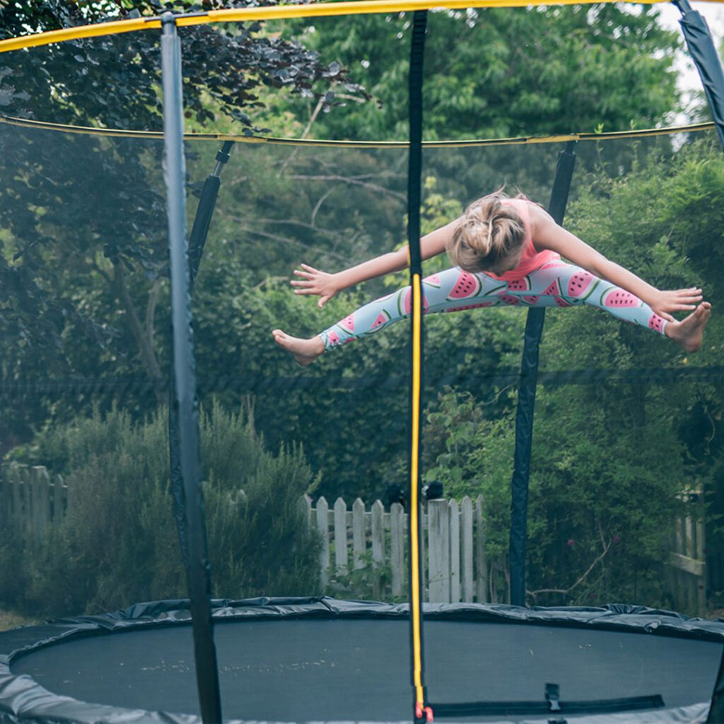 Features of a 10ft Trampoline - trampolines size