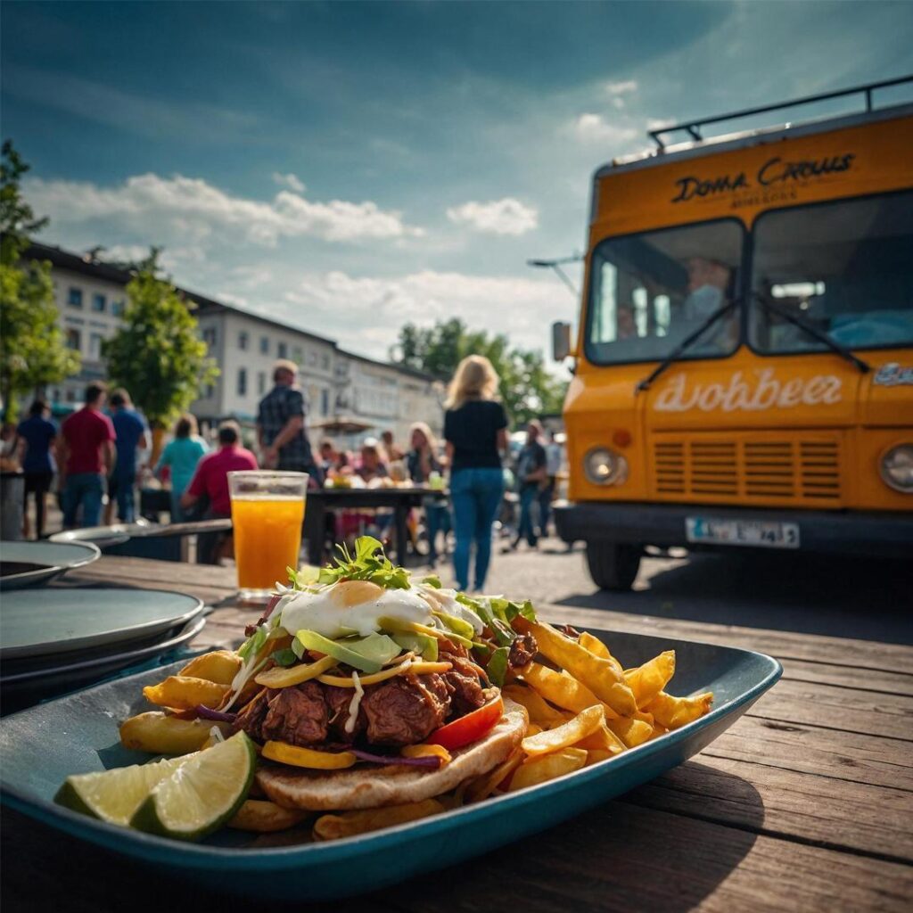 UK's street food - Above Ground Rectangle Trampoline - supertramp.co.uk