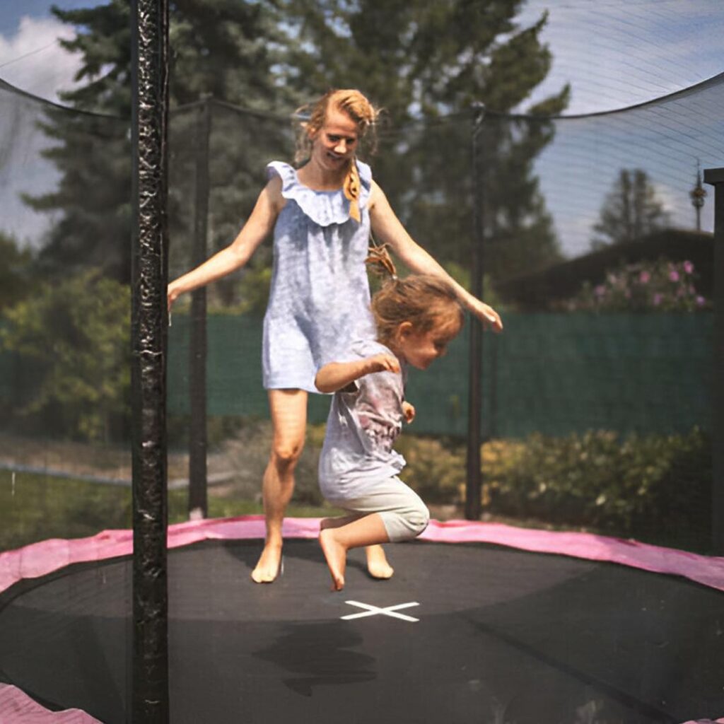 Controlling Cortisol Level for Busy Moms - trampoline