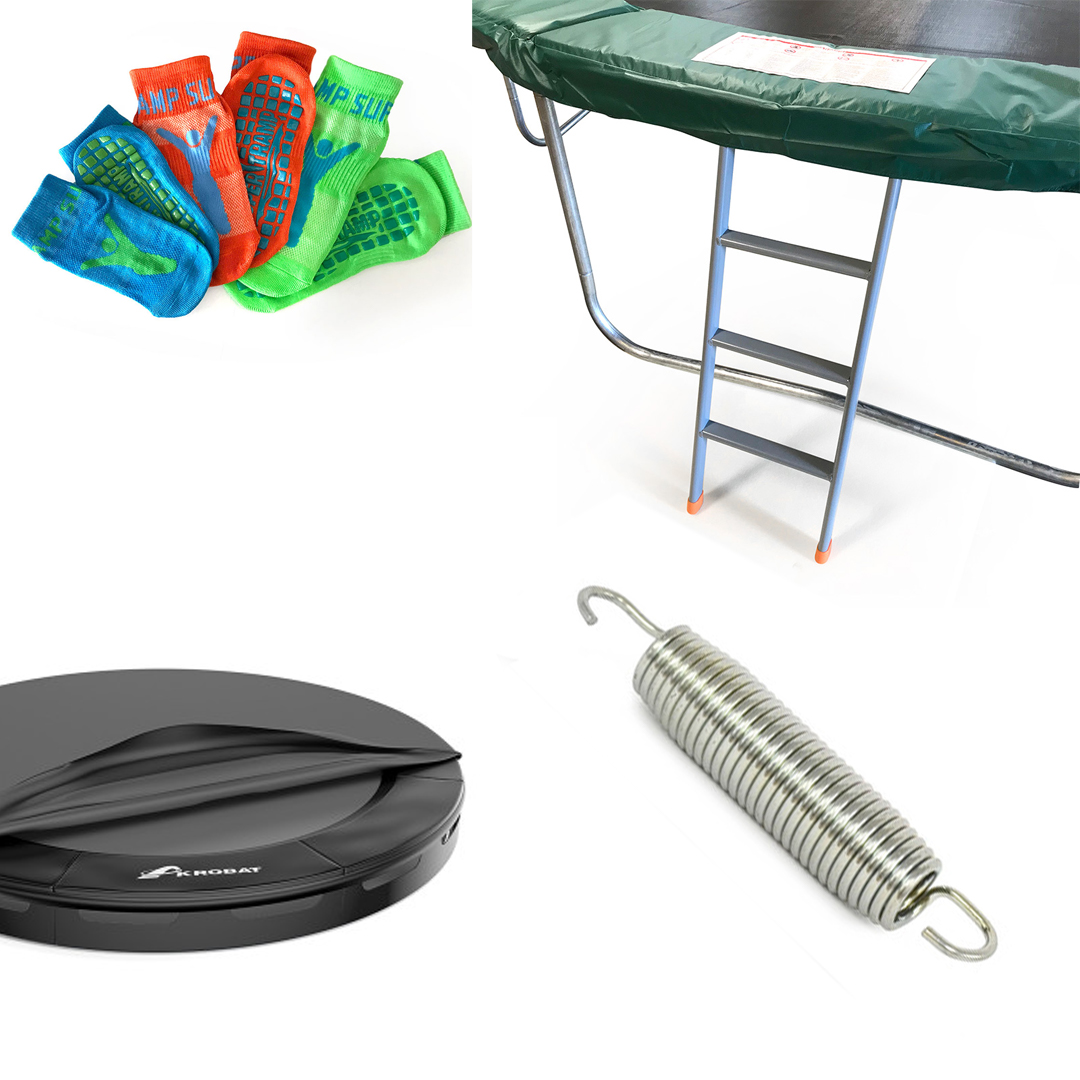 Trampoline Socks, Cover, Trampoline Frame Pads and springs- Akrobat UK