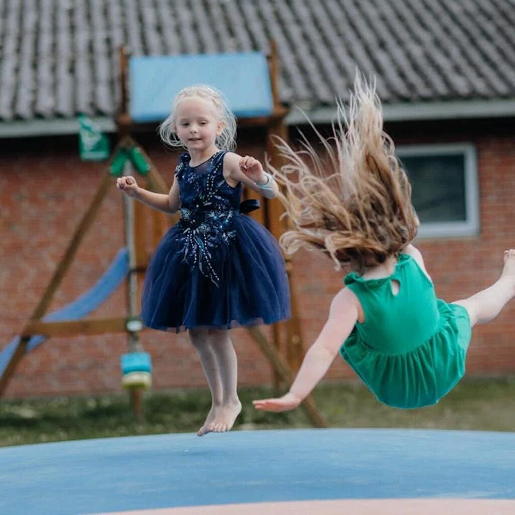 play based learning with trampolines